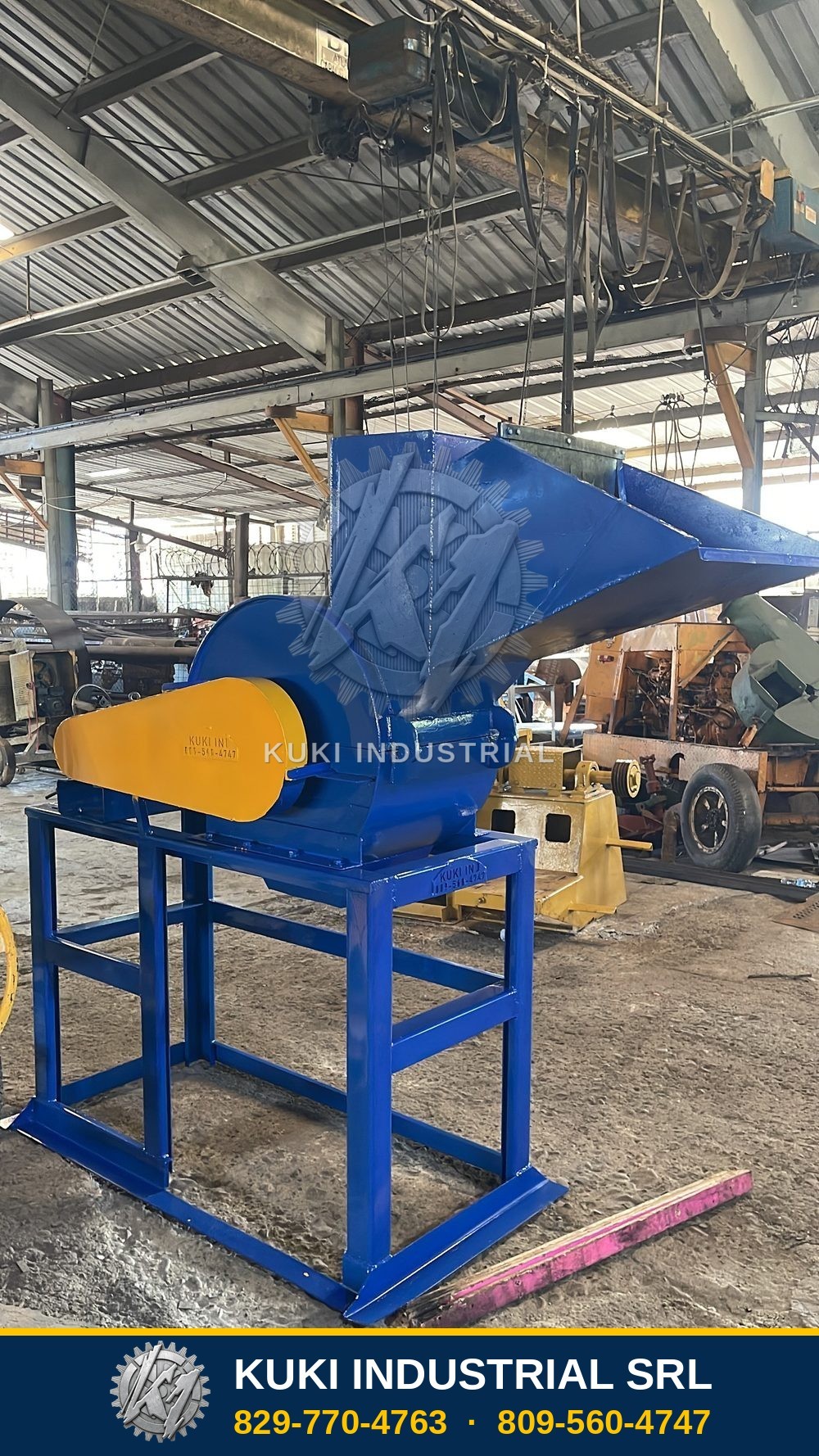 Trituradora de piedra fabricada por Kuki Industrial